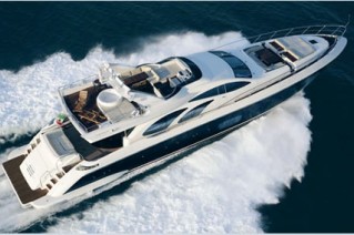 Azimut 98 - Underway From Above